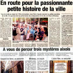 La Provence 
26 ao�t 2005 