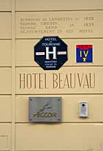 Comm�moration du passage de Lamartine � l'h�tel Beauvau