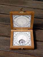 Cadran solaire de poche
Cr�ation Yves Guyot