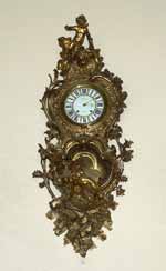 La naissance et la mort, la splendide horloge de JB Herv� (XVIIIe) du bureau du maire de Marseille 